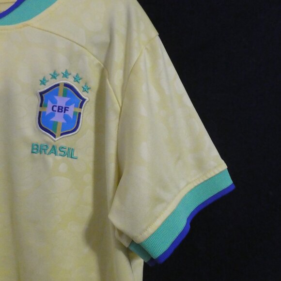 NIKE - Dri-Fit | size 24 | Brazil Soccer Jersey | 2022 World Cup - Picture 5 of 16